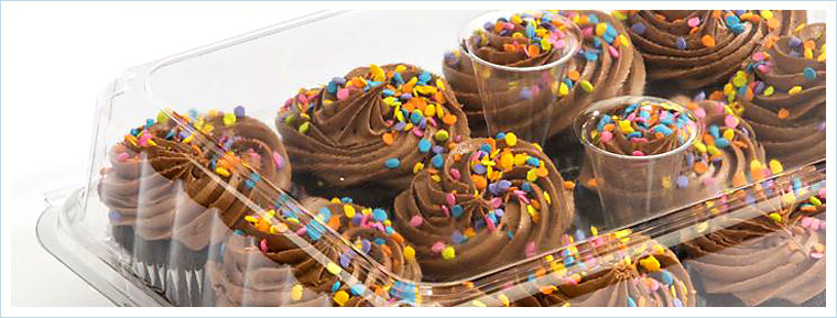 Clear Cupcake Container, Case Size 
