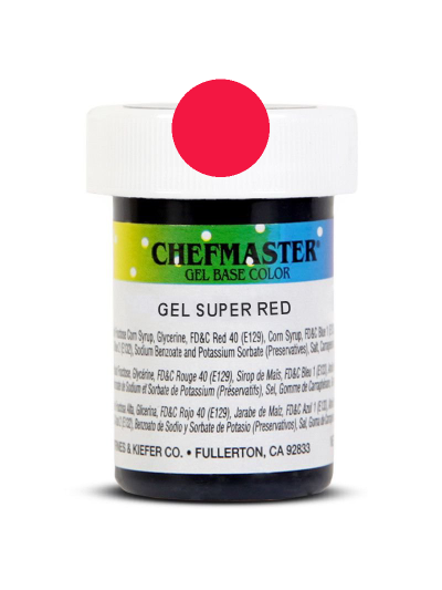 Gel Food Color Super Red 1 oz