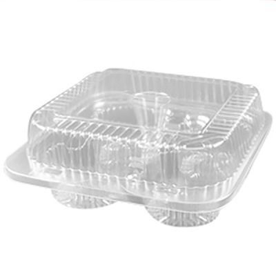 1/3 Dozen Cupcake Container (4 cavities), 250 ct