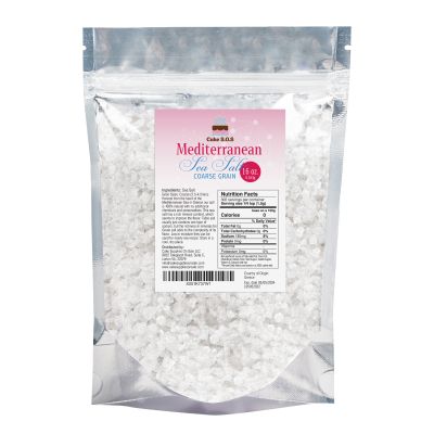 Mediterranean Sea Salt, Coarse Grain 1 lb. by Cake S.O.S