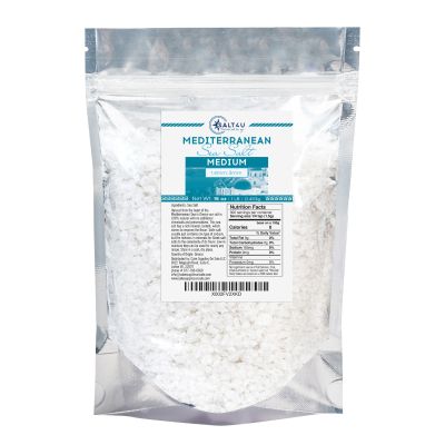 Mediterranean Sea Salt, Medium Grain 1 lb. 