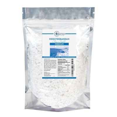 Mediterranean Sea Salt, Medium Grain 10 lb. 