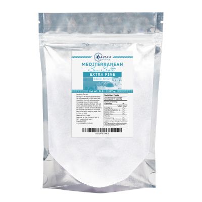 Mediterranean Sea Salt, Extra Fine Grain 5 lb. 