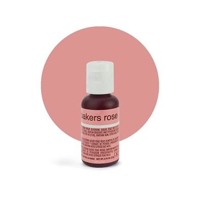 Liqua-Gel Food Color Bakers Rose .70 oz  