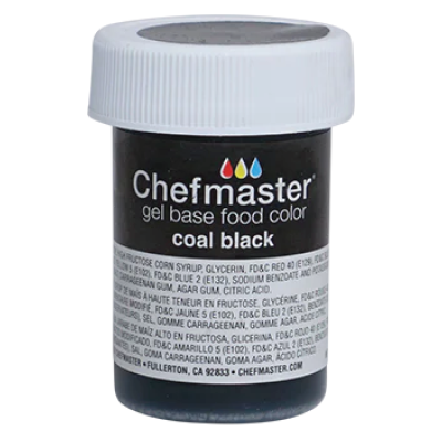 Gel Food Color Coal Black 1 oz