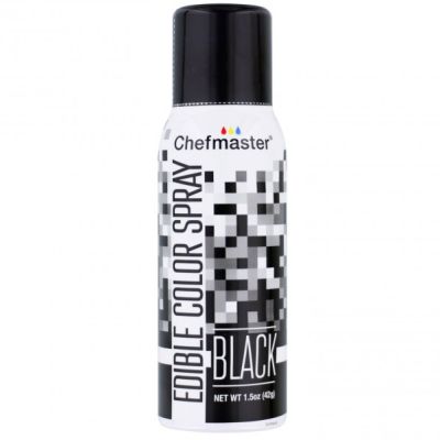 Edible Black Spray 1.5 oz.