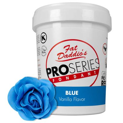 Fat Daddio's Fondant True Blue Vanilla 2 lb.