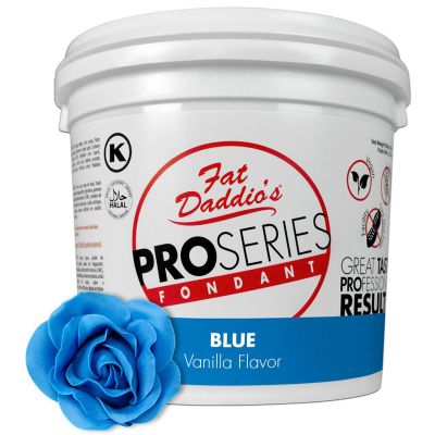 Fat Daddio's Fondant True Blue Vanilla 5 lb.