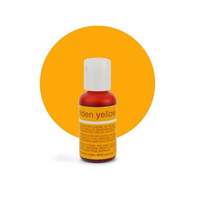 Liqua-Gel Food Color Golden Yellow .70 oz  