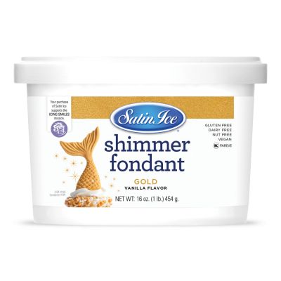 Satin Ice Gold Shimmer Fondant 1#