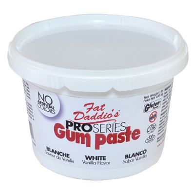 Fat Daddio's Gum Paste White 1 lb.