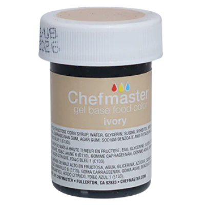 Gel Food Color Ivory 1 oz