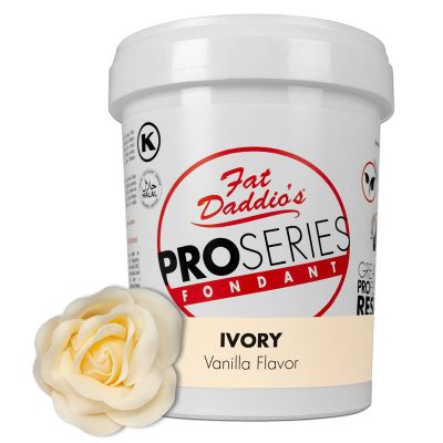 Fat Daddio's Fondant Ivory Vanilla 2 lb.