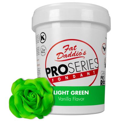 Fat Daddio's Fondant Light Green Vanilla 2 lb.