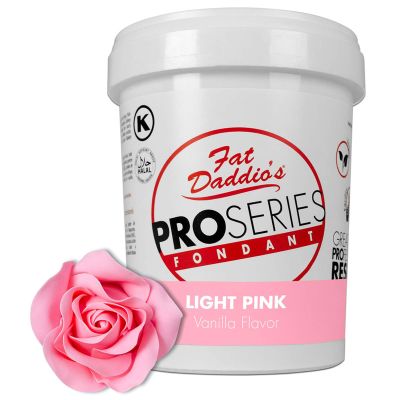 Fat Daddio's Fondant Light Pink Vanilla 2 lb.