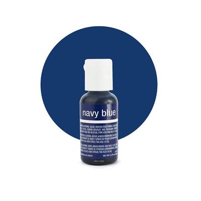 Liqua-Gel Food Color Navy Blue .70 oz  