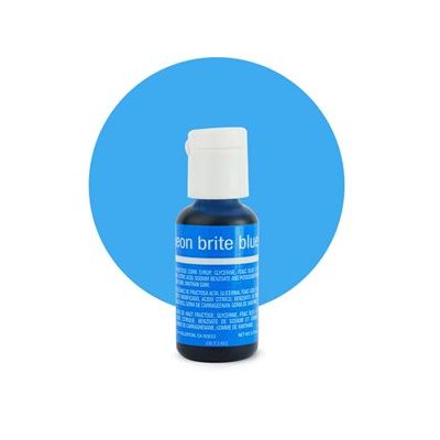 Liqua-Gel Food Color Neon Brite Blue .70 oz  