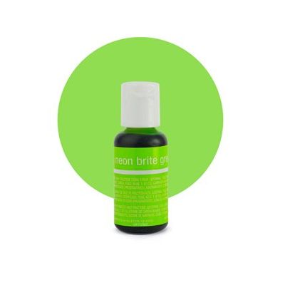 Liqua-Gel Food Color Neon Brite Green .70 oz  
