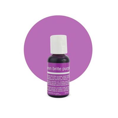 Liqua-Gel Food Color Neon Brite Purple .70 oz  