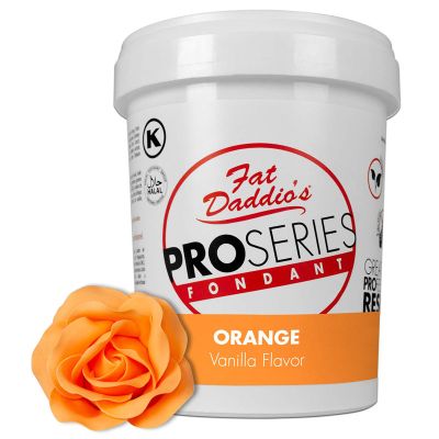 Fat Daddio's Fondant Orange Vanilla 2 lb.
