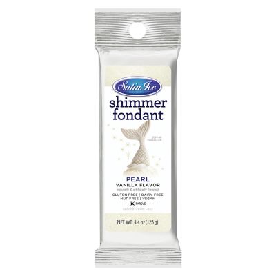 Satin Ice Pearl Shimmer Fondant 4.4 oz