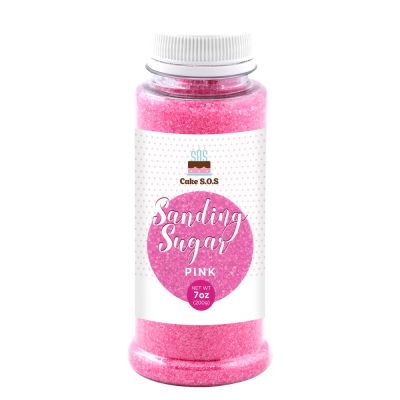 Sanding Sugar Pink 7 oz by Cake SOS
