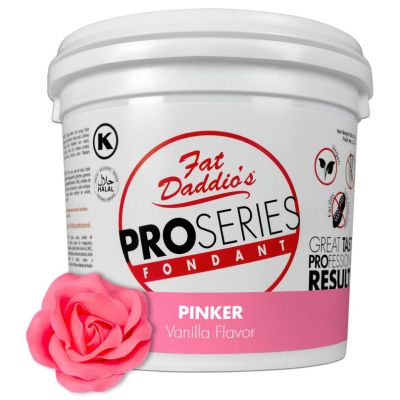 Fat Daddio's Fondant Pink Vanilla 5 lb.