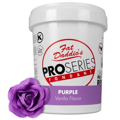 Fat Daddio's Fondant Purple Vanilla 2 lb.