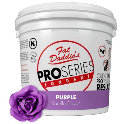 Fat Daddio's Fondant Purple Vanilla 5 lb.