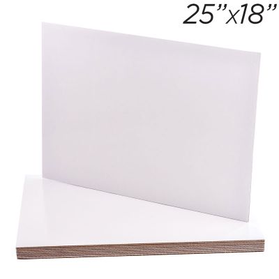 25x18 Rectangle Coated Cakeboard, 6 ct