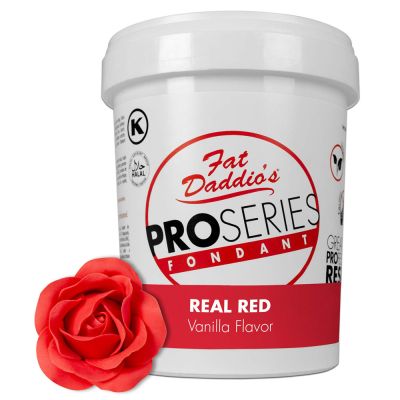 Fat Daddio's Fondant Red Vanilla 2 lb.