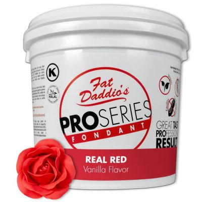 Fat Daddio's Fondant Red Vanilla 5 lb.