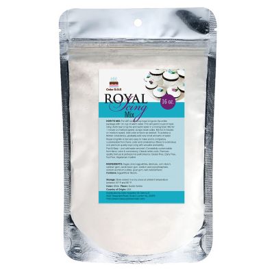 Royal Icing Mix White by Cake S.O.S., 1 pound Bag