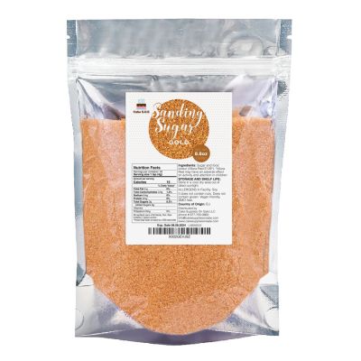 Sanding Sugar Gold 8.8 oz by Cake SOS