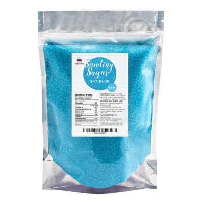 Sanding Sugar Sky Blue 8.8 oz by Cake SOS