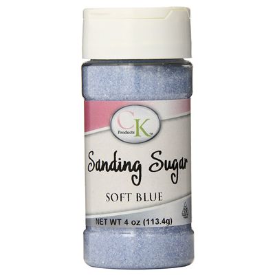 4 oz Sanding Sugar - Soft Blue