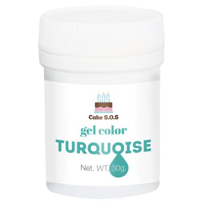 Turquoise Gel Color, 1oz (30 grams) 