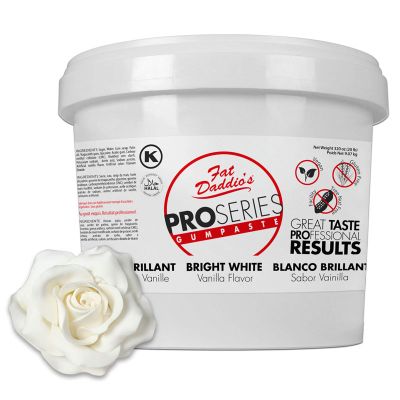 Fat Daddio's Fondant Bright White Vanilla 20 lb.