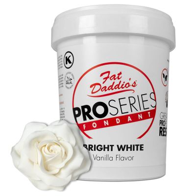 Fat Daddio's Fondant Bright White Vanilla 2 lb.