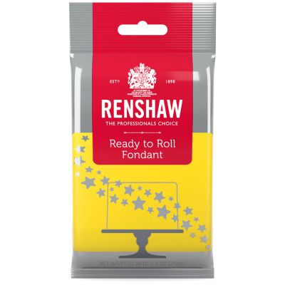 Renshaw Ready-To-Roll Fondant Icing Yellow 8.8 oz